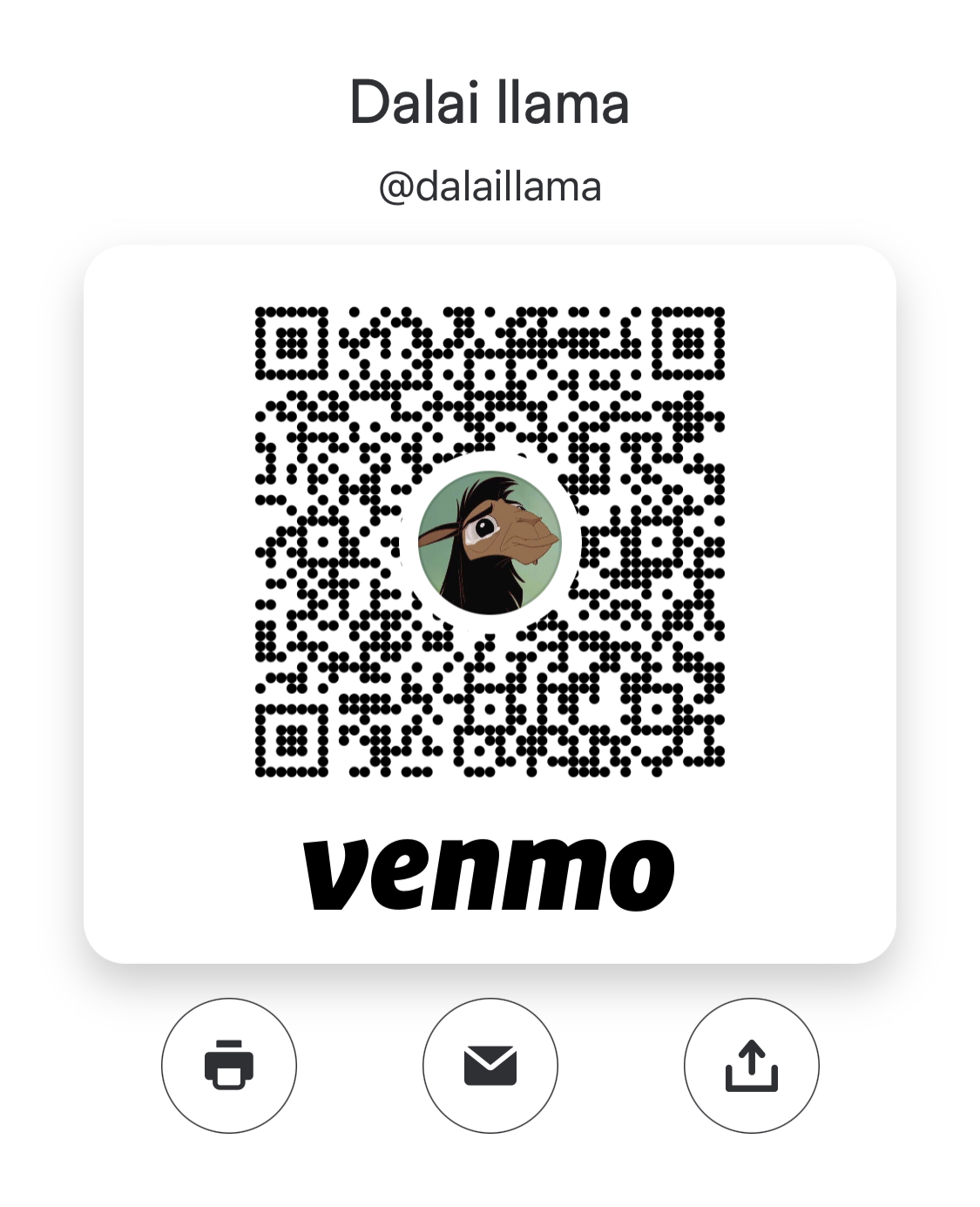Venmo QR Code